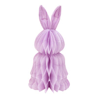 
              Lilac Bunny Honeycomb Table Decoration - Anilas UK
            