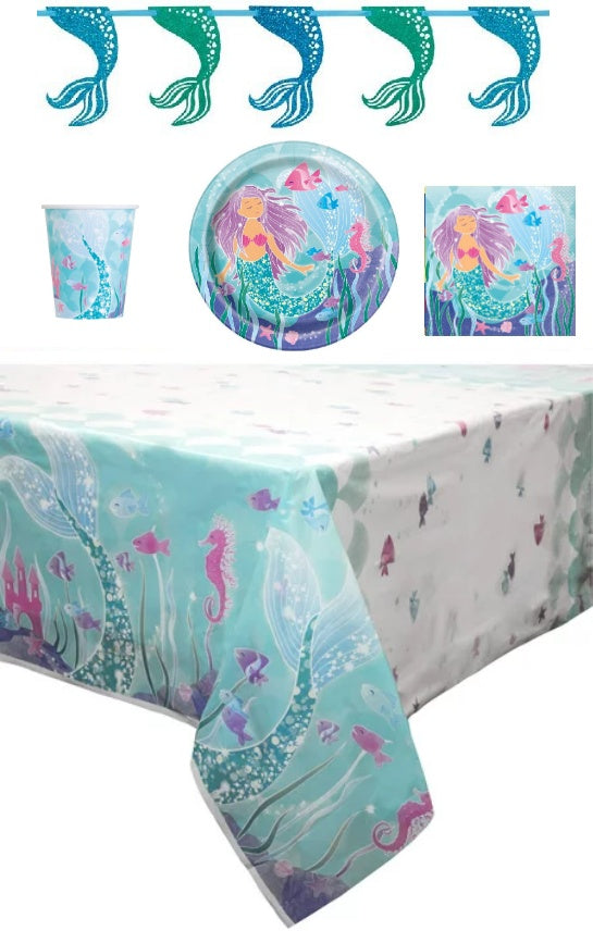 Mermaid Party Pack for 8 people - Anilas UK