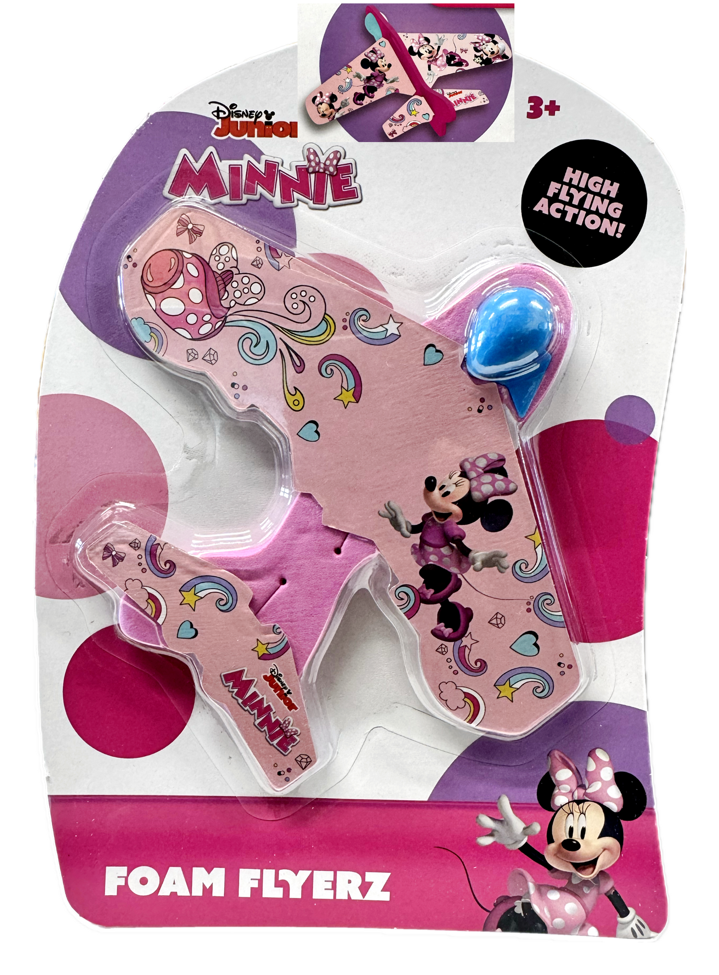 Disney Minnie Mouse Foam Flyerz Glider Toy
