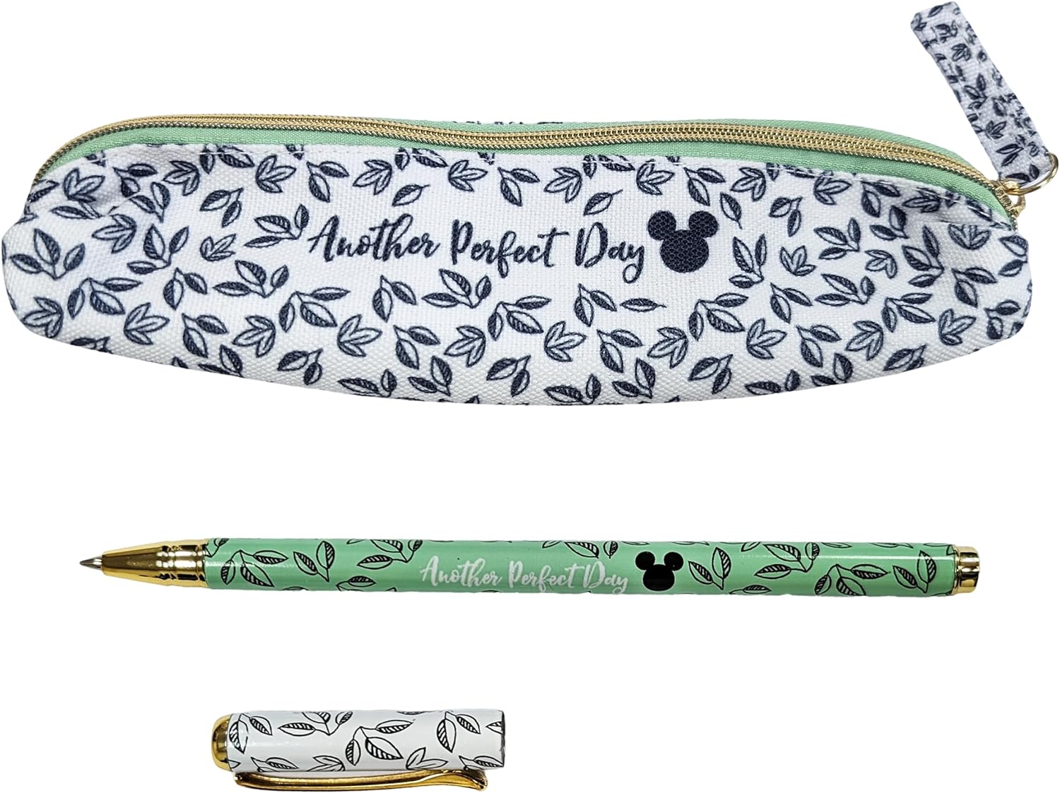 Disney Mickey Mouse Floral Pen & Pencil Case Gift Set - Anilas UK