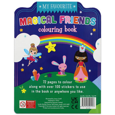 My Favourite Magical Friends Colouring Book - Anilas UK