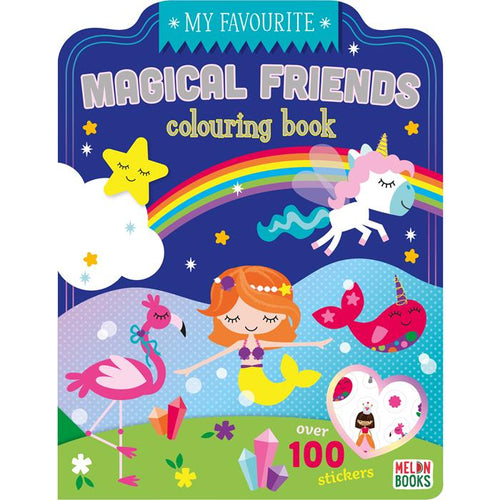 My Favourite Magical Friends Colouring Book - Anilas UK