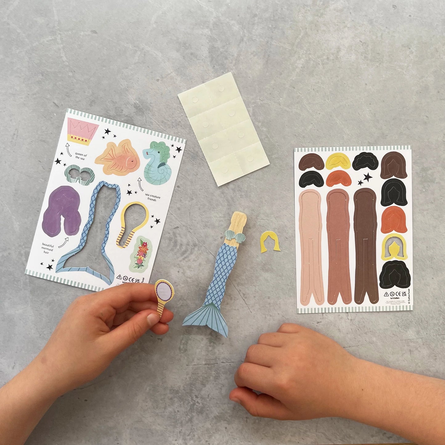 Make Your Own Mermaid Peg Doll - Anilas UK