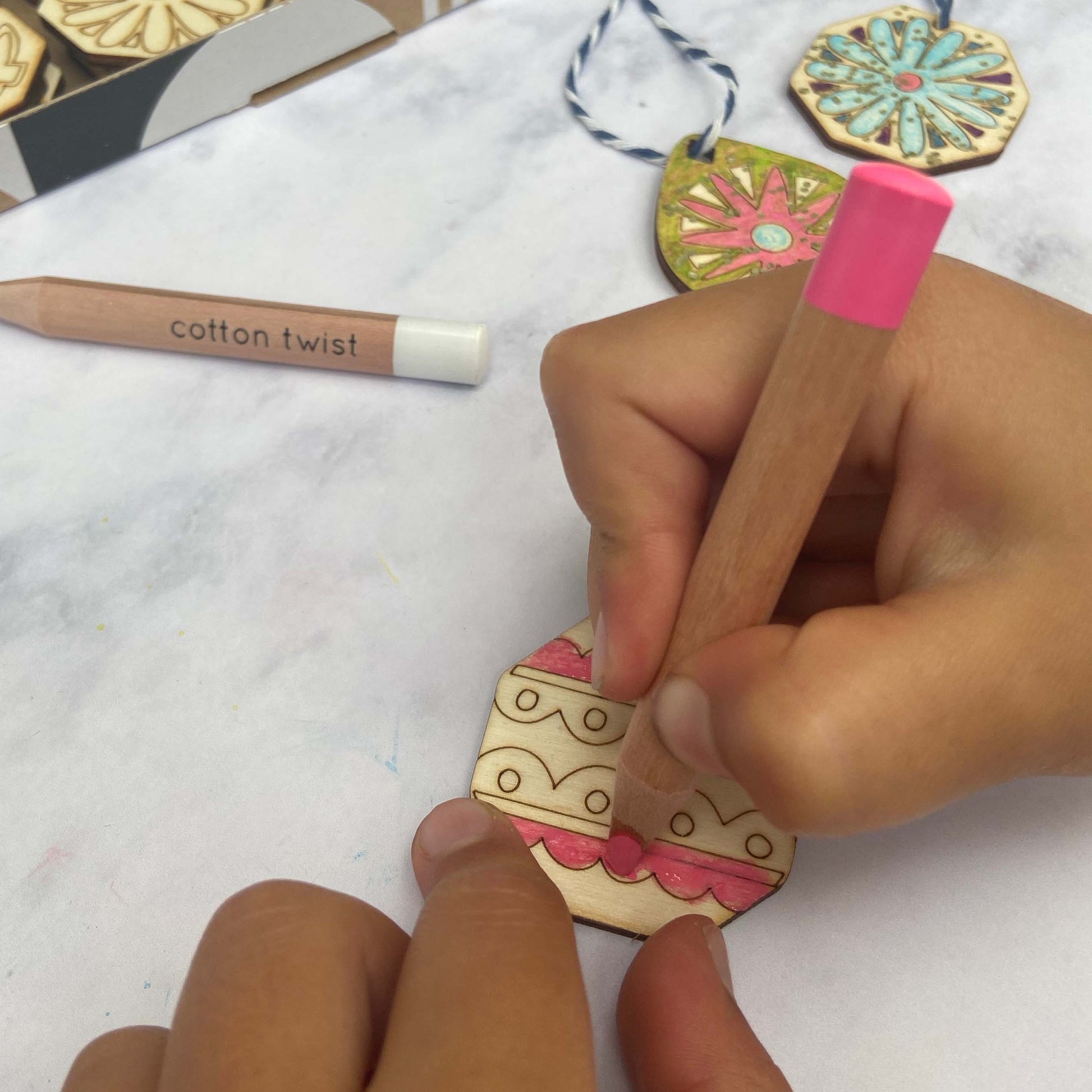 A Mindful Advent - Paint Your Own Decorations Kit - Anilas UK