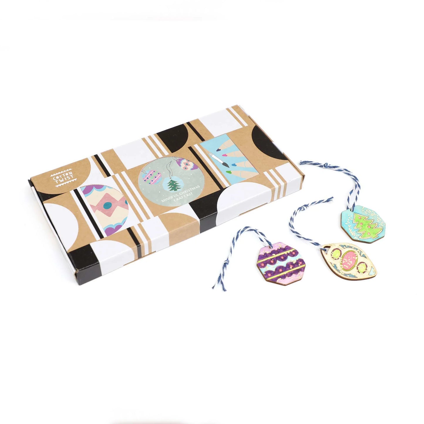 A Mindful Advent - Paint Your Own Decorations Kit - Anilas UK