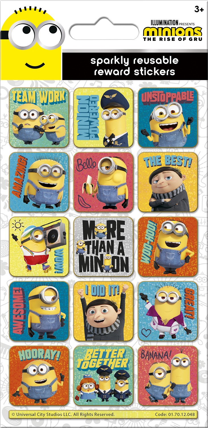 Minions Reward Stickers - Anilas UK