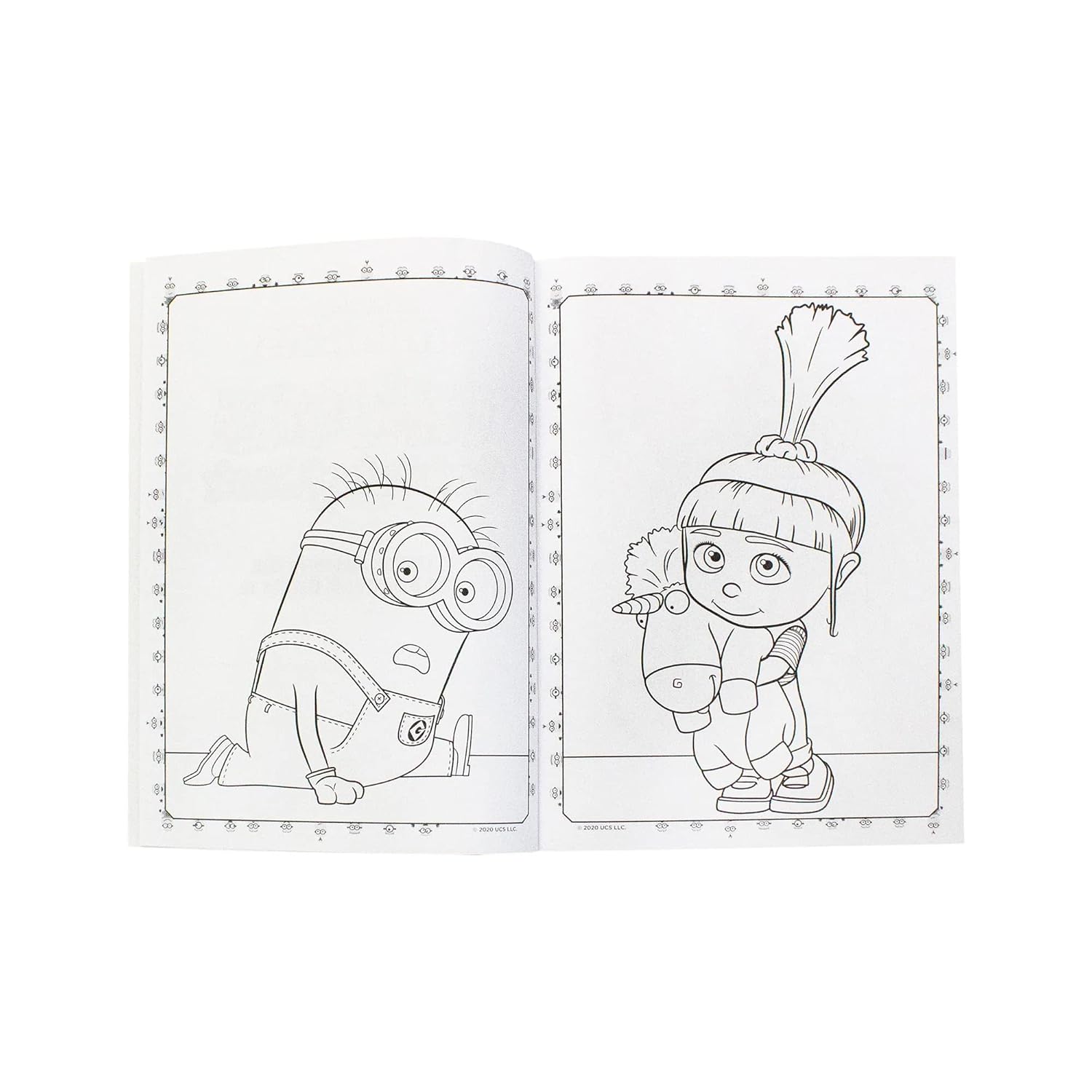 Minions - Unicorn - Colouring Book - Anilas UK