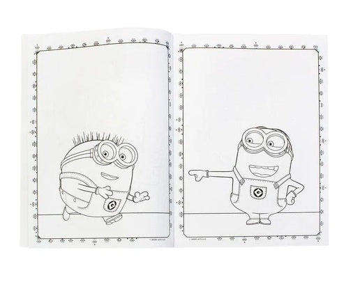 Minions - Villains- Colouring Book - Anilas UK