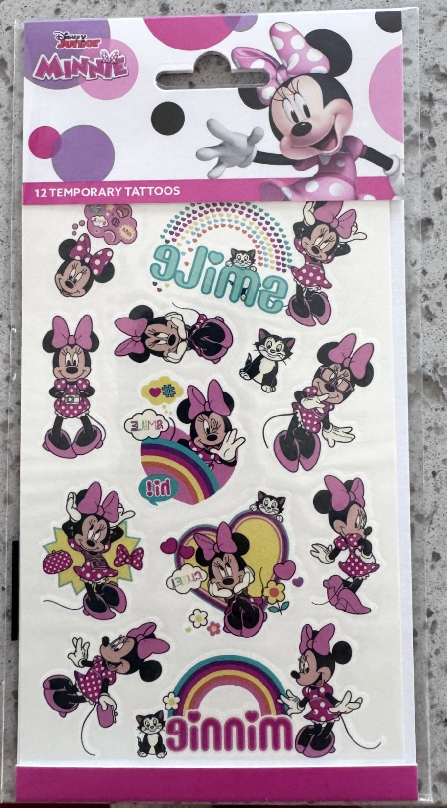 Minnie Mouse Temporary Tattoos - Anilas UK