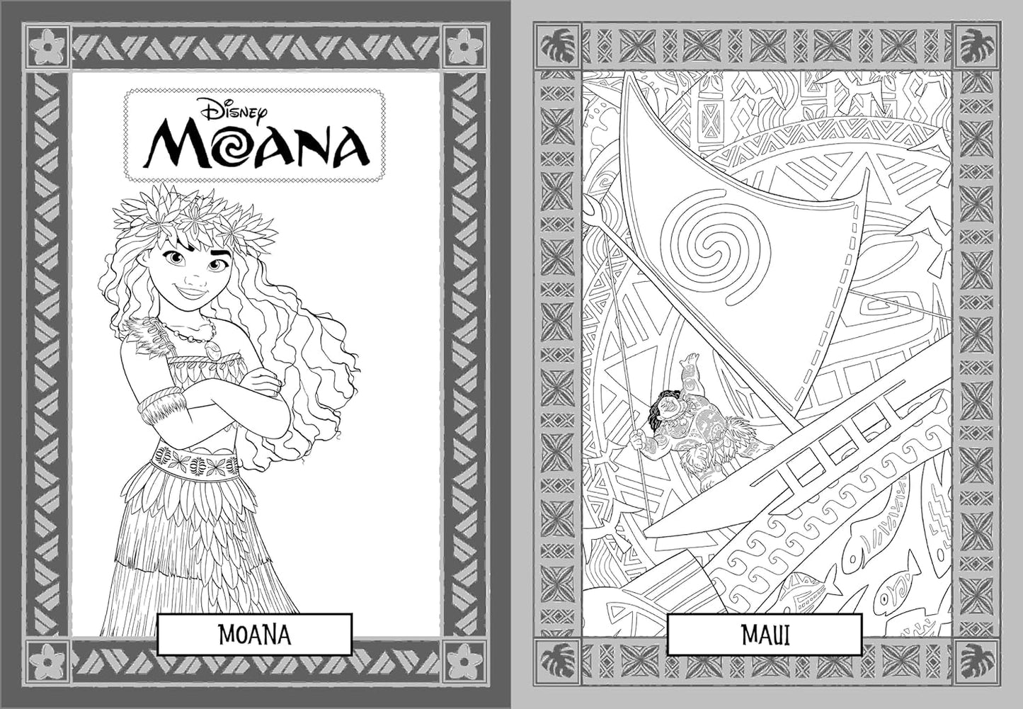 Disney Moana: Super Colouring Book (including 8 felt-tip pens) - Anilas UK