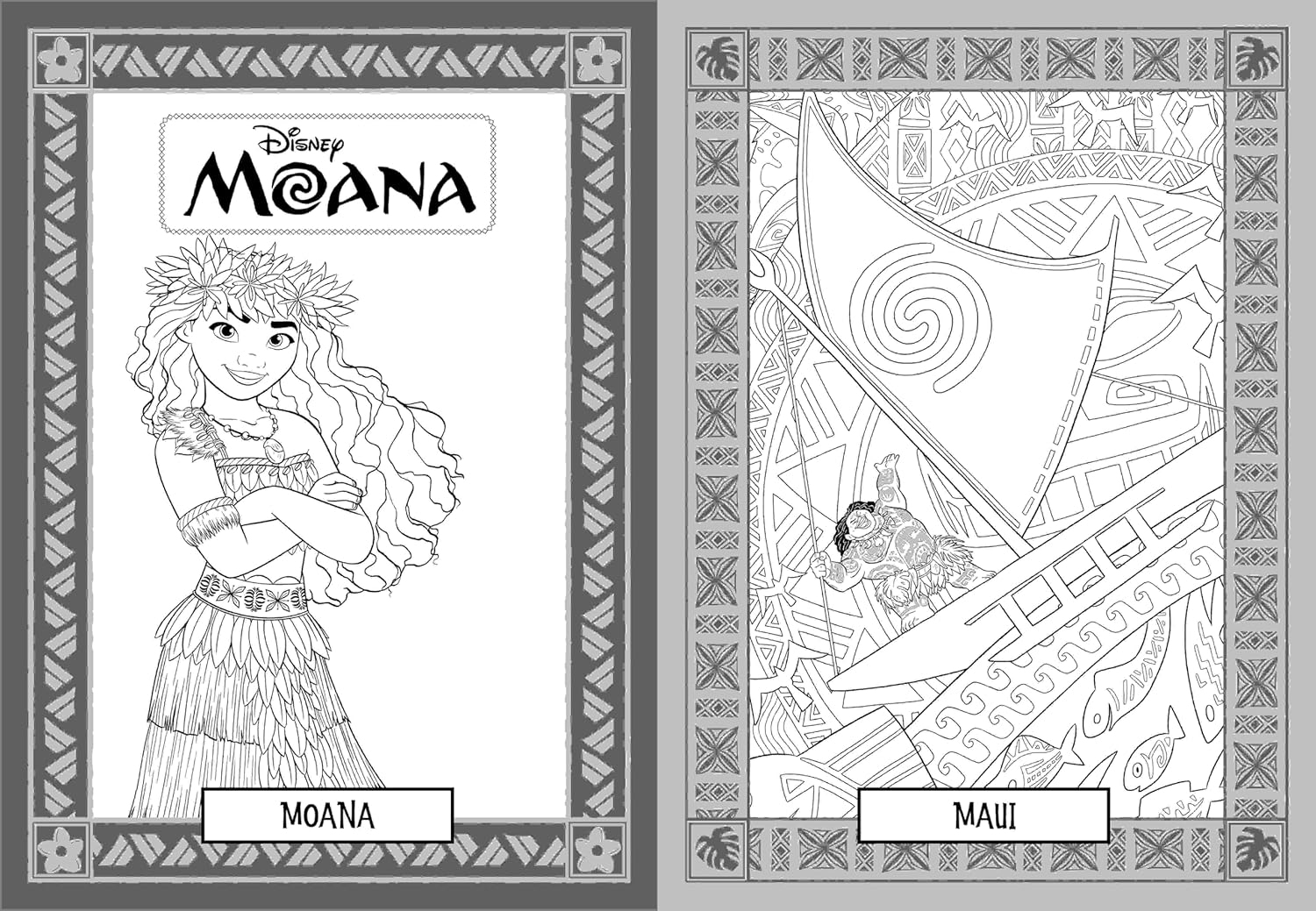 Disney Moana: Super Colouring Book (including 8 felt-tip pens) - Anilas UK