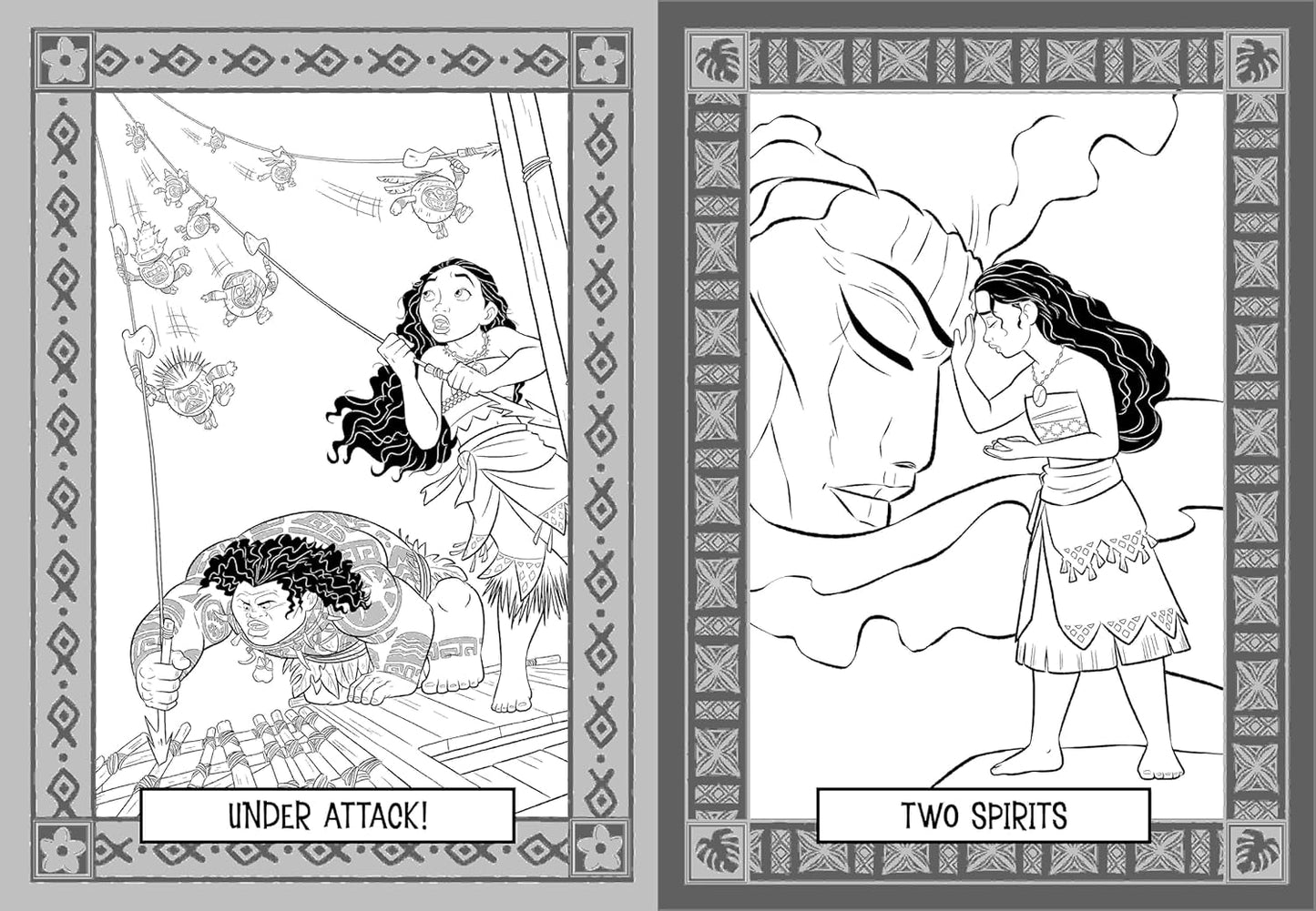 Disney Moana: Super Colouring Book (including 8 felt-tip pens) - Anilas UK