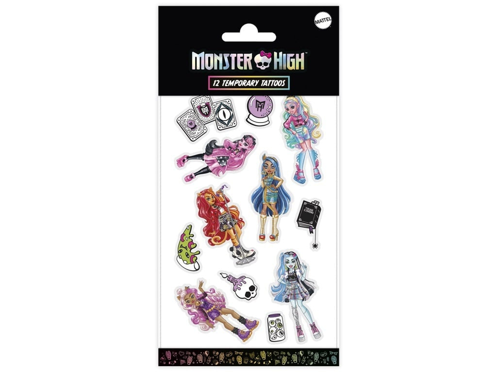 Monster High Temporary Tattoos - Anilas UK