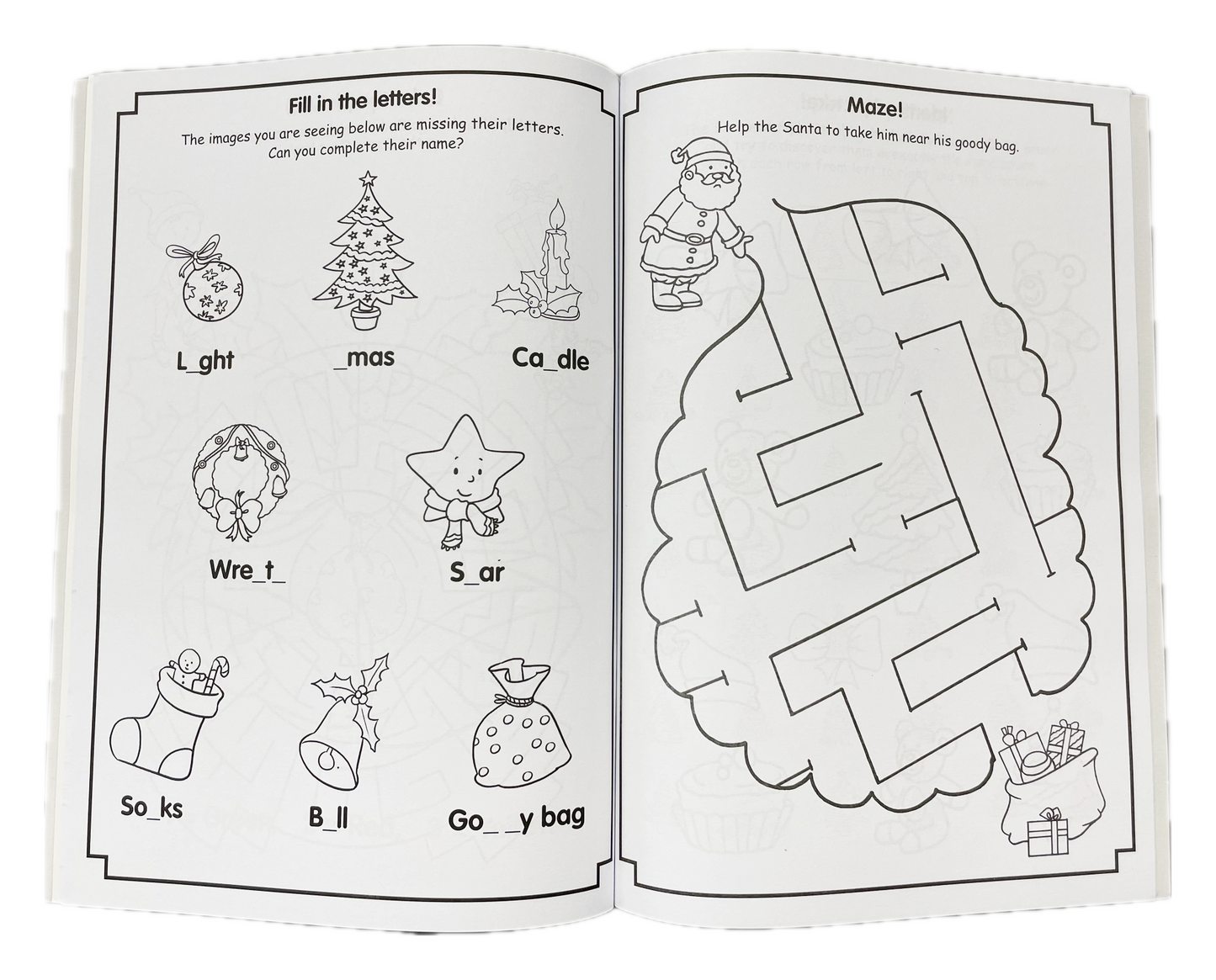 My Big Christmas Mixed Activity Book 1 - Anilas UK