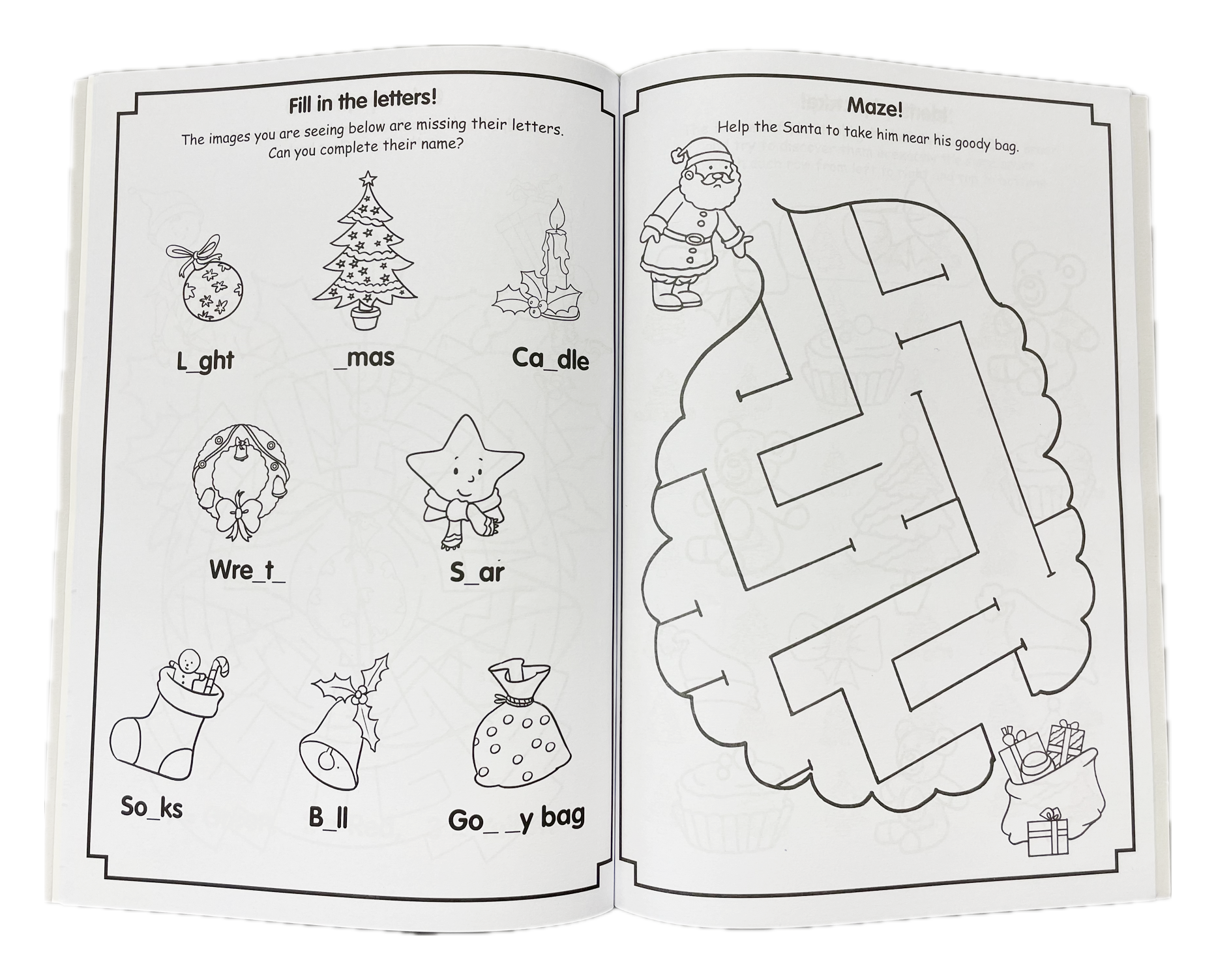 My Big Christmas Mixed Activity Book 1 - Anilas UK