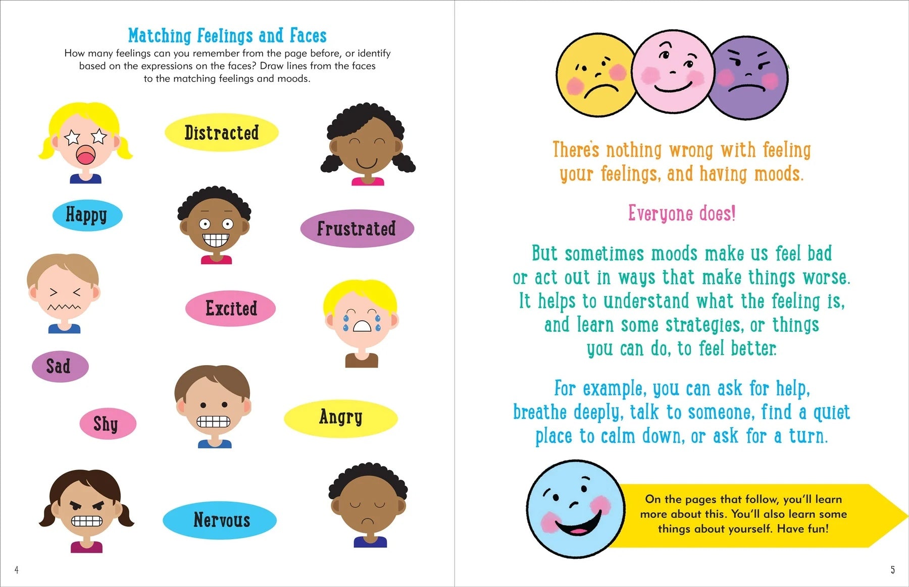 My Feeling and Emotions Activity Book - Anilas UK