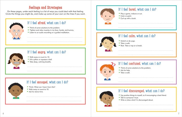 My Feeling and Emotions Activity Book - Anilas UK