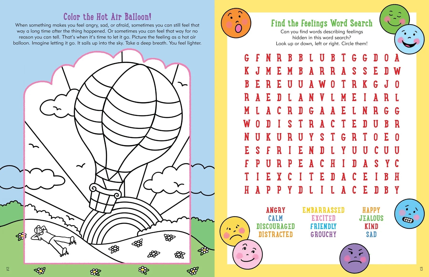 My Feeling and Emotions Activity Book - Anilas UK