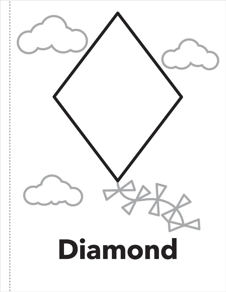 My First Colouring Book! Numbers and Shapes - Anilas UK
