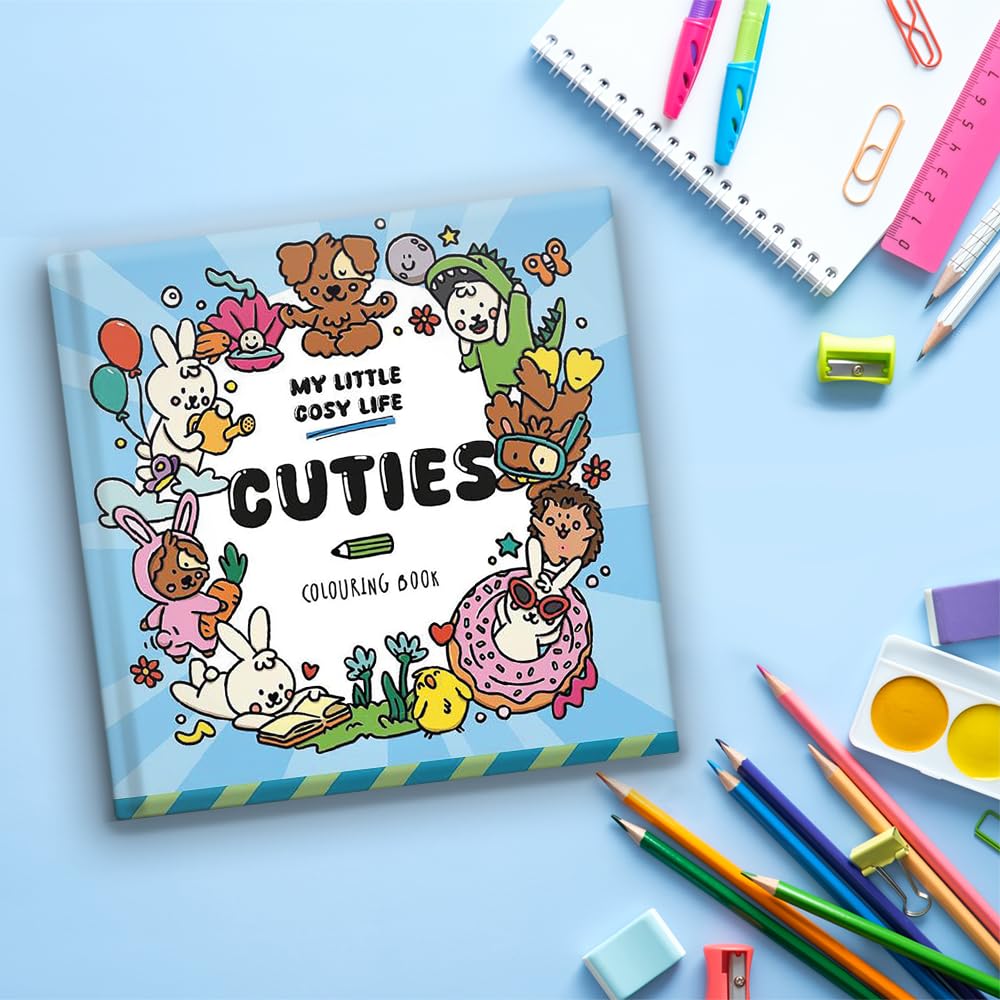 My Little Cosy Life Cuties Colouring Book - Anilas UK