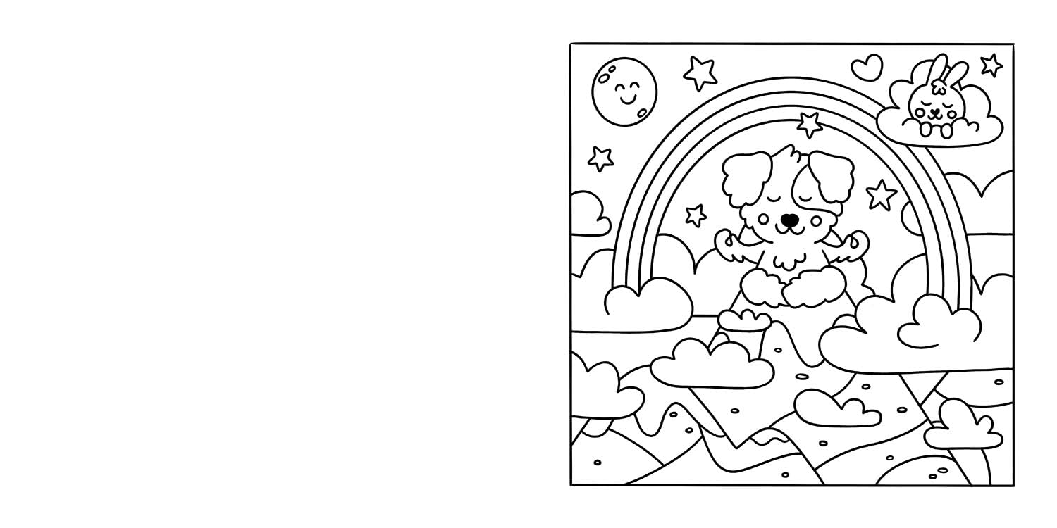 My Little Cosy Life Cuties Colouring Book - Anilas UK