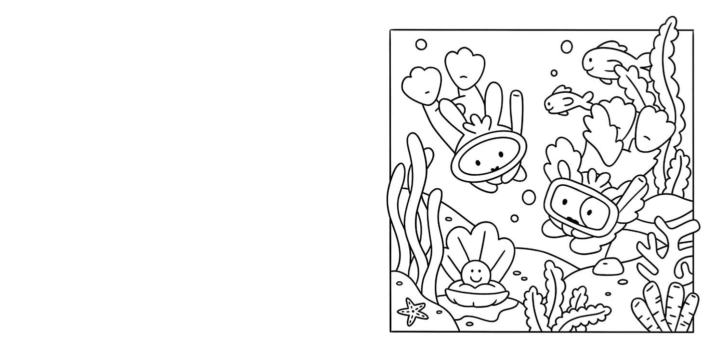 My Little Cosy Life Cuties Colouring Book - Anilas UK