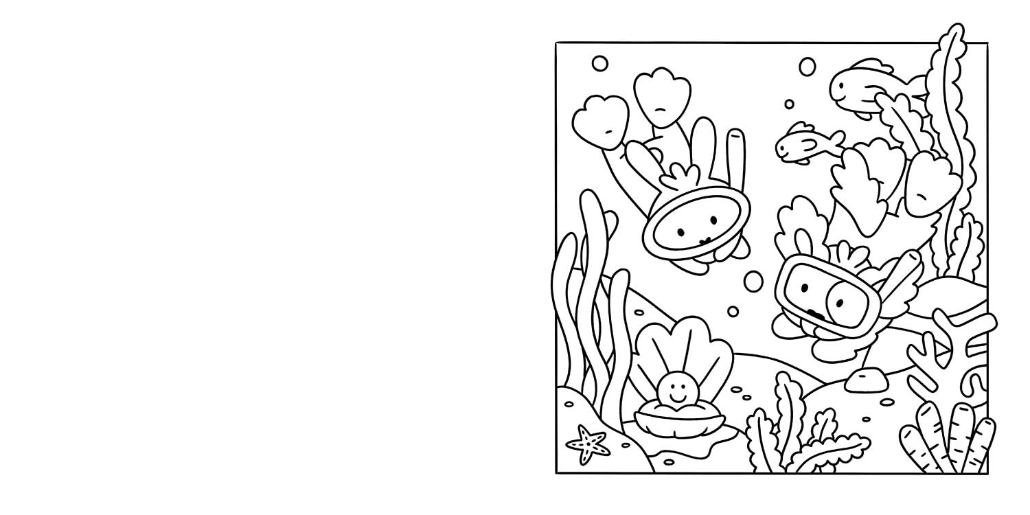 My Little Cosy Life Cuties Colouring Book - Anilas UK