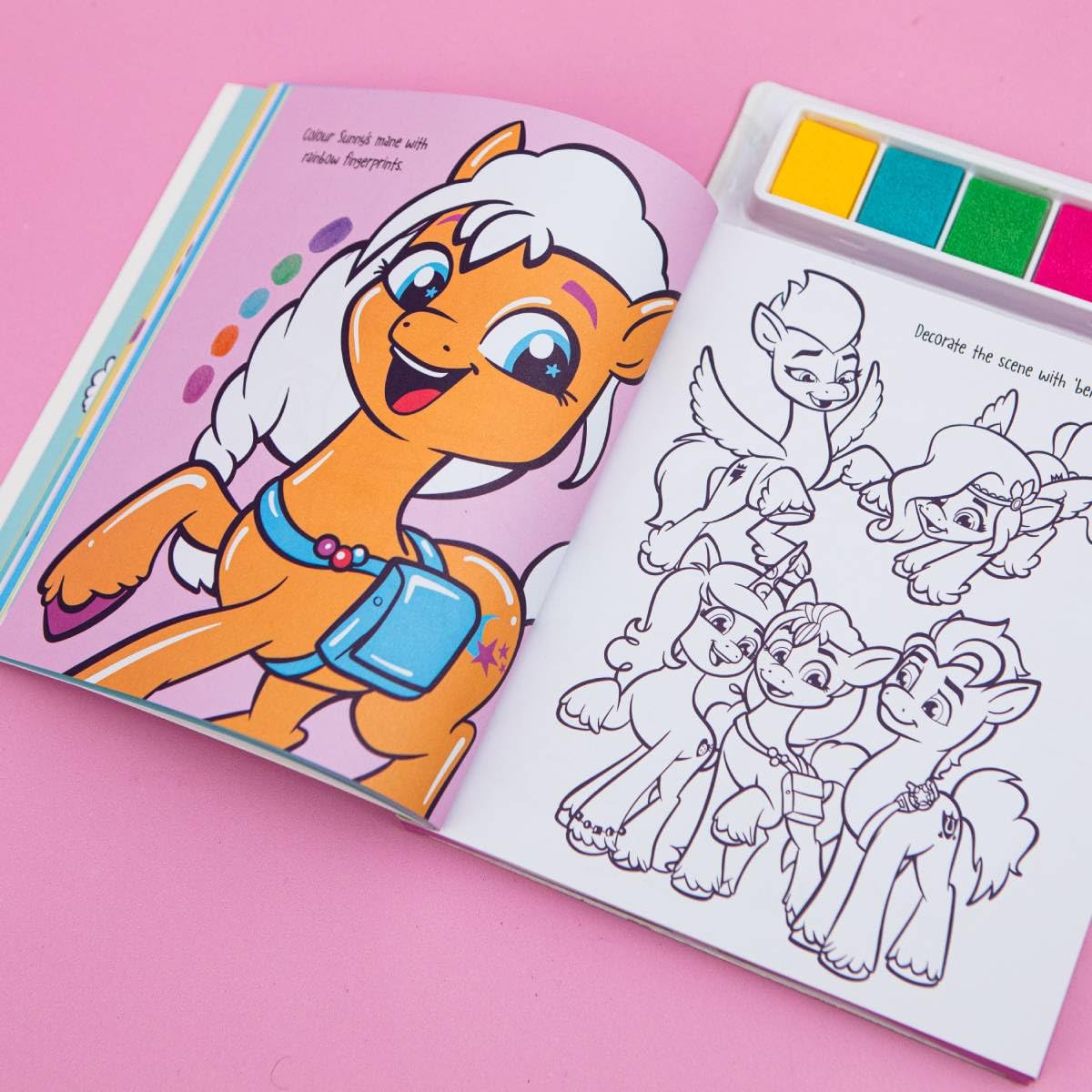 My Little Pony Finger Painting Book - Anilas UK