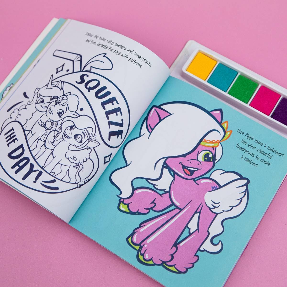 My Little Pony Finger Painting Book - Anilas UK