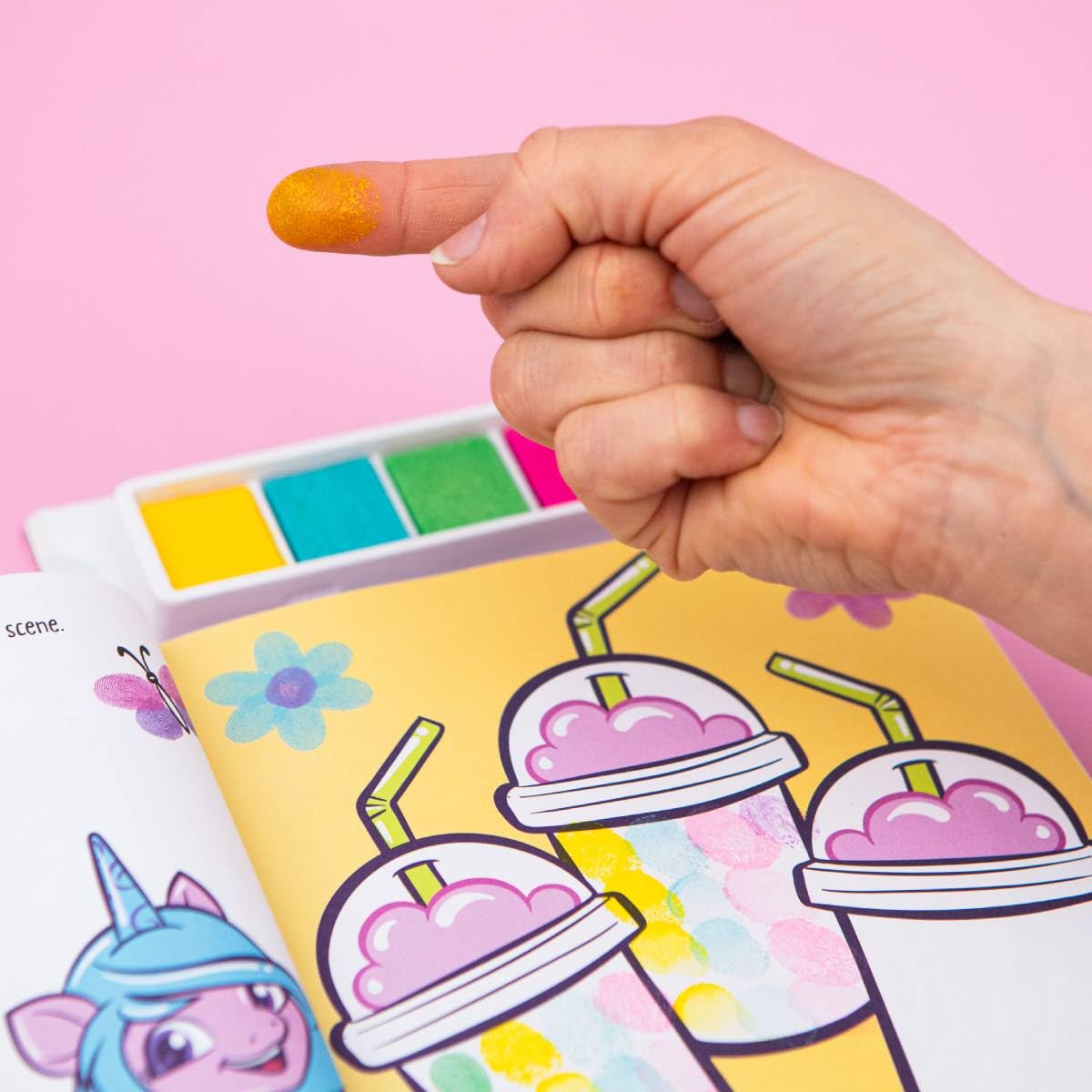 My Little Pony Finger Painting Book - Anilas UK