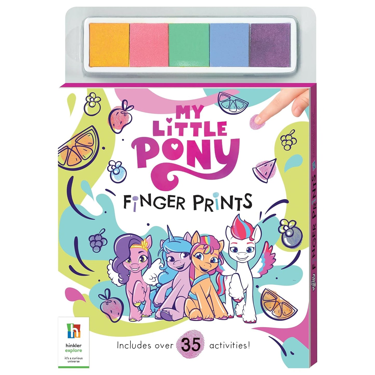 My Little Pony Finger Painting Book - Anilas UK