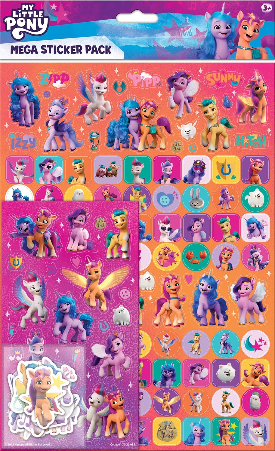 My Little Pony Mega Sticker Pack - Anilas UK