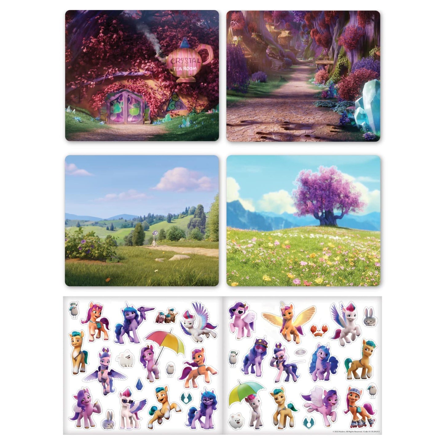 My Little Pony Sticker Scene Activity Set - Anilas UK