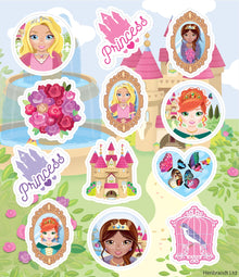 Princess Sticker Sheets - Anilas UK