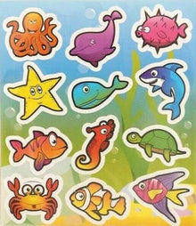 Sea Life Sticker Sheet - Anilas UK