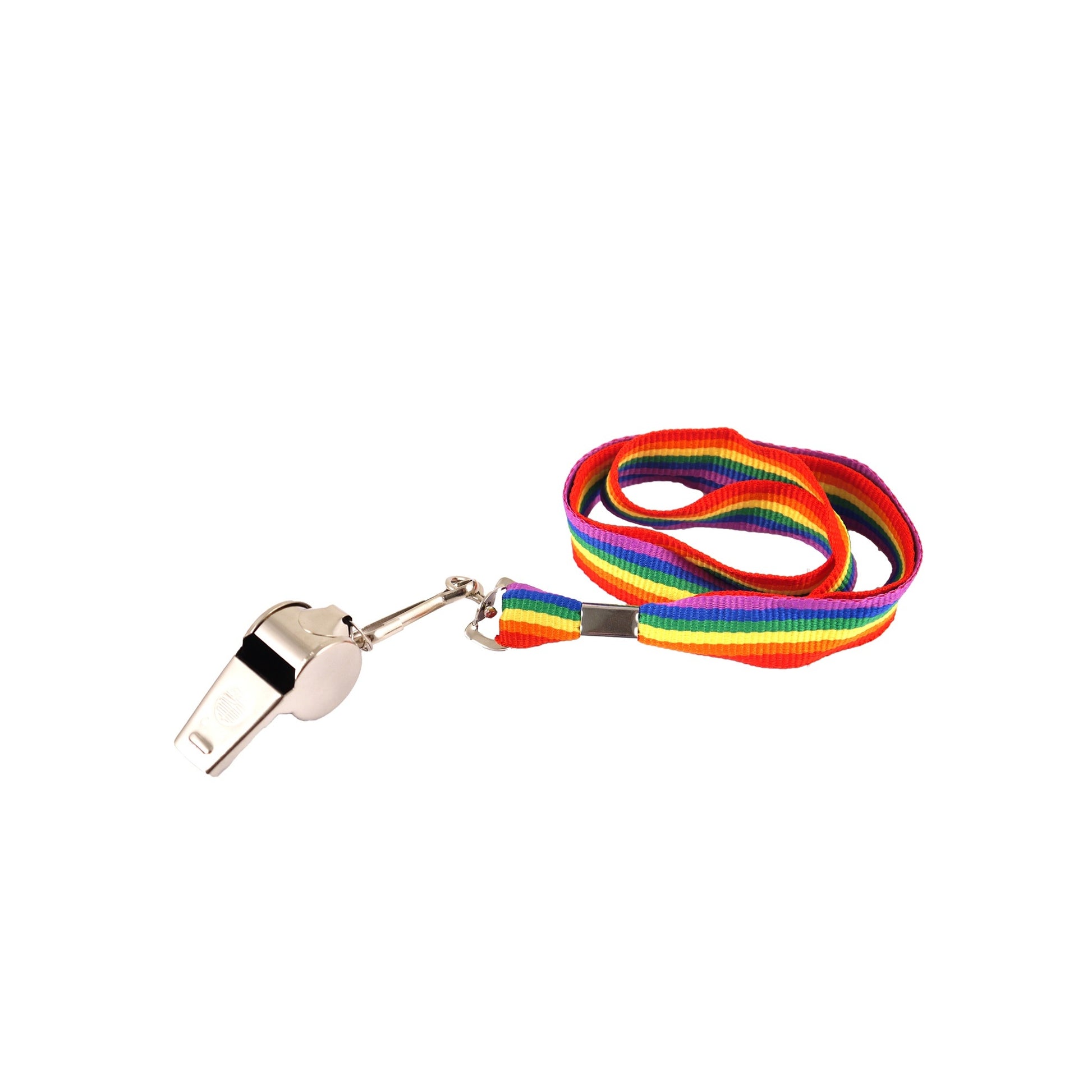 Pride Rainbow Lanyard with Metal Whistle - Anilas UK