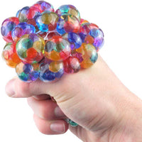Mesh Squeeze Ball with Beads (7CM) - Anilas UK