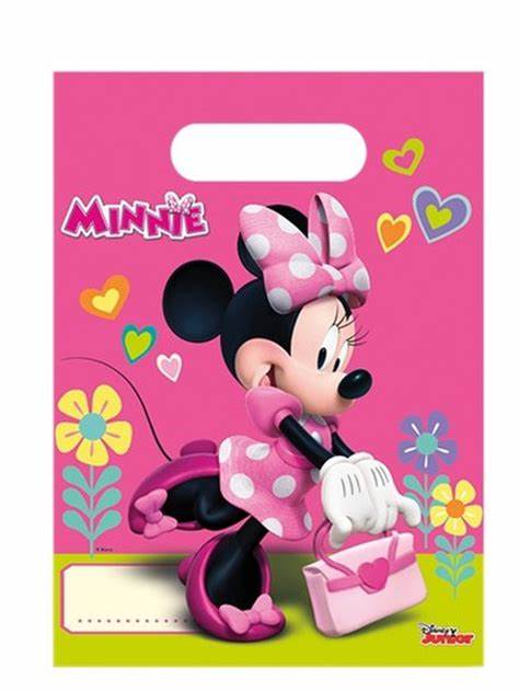 Minnie Mouse Party Bags (Pack of 6) - Anilas UK