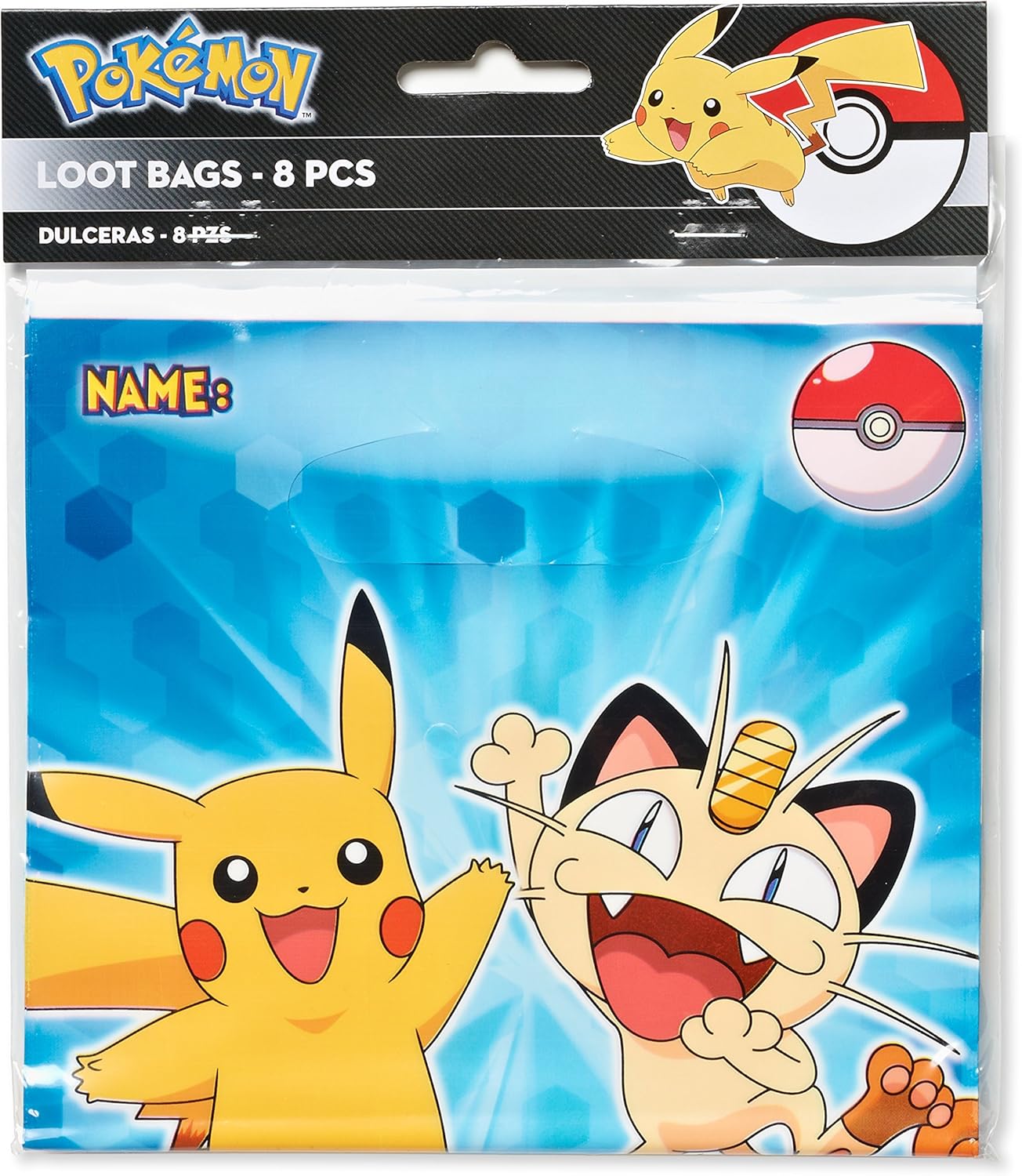 Pokemon Pikachu Party Loot Bags - Anilas UK