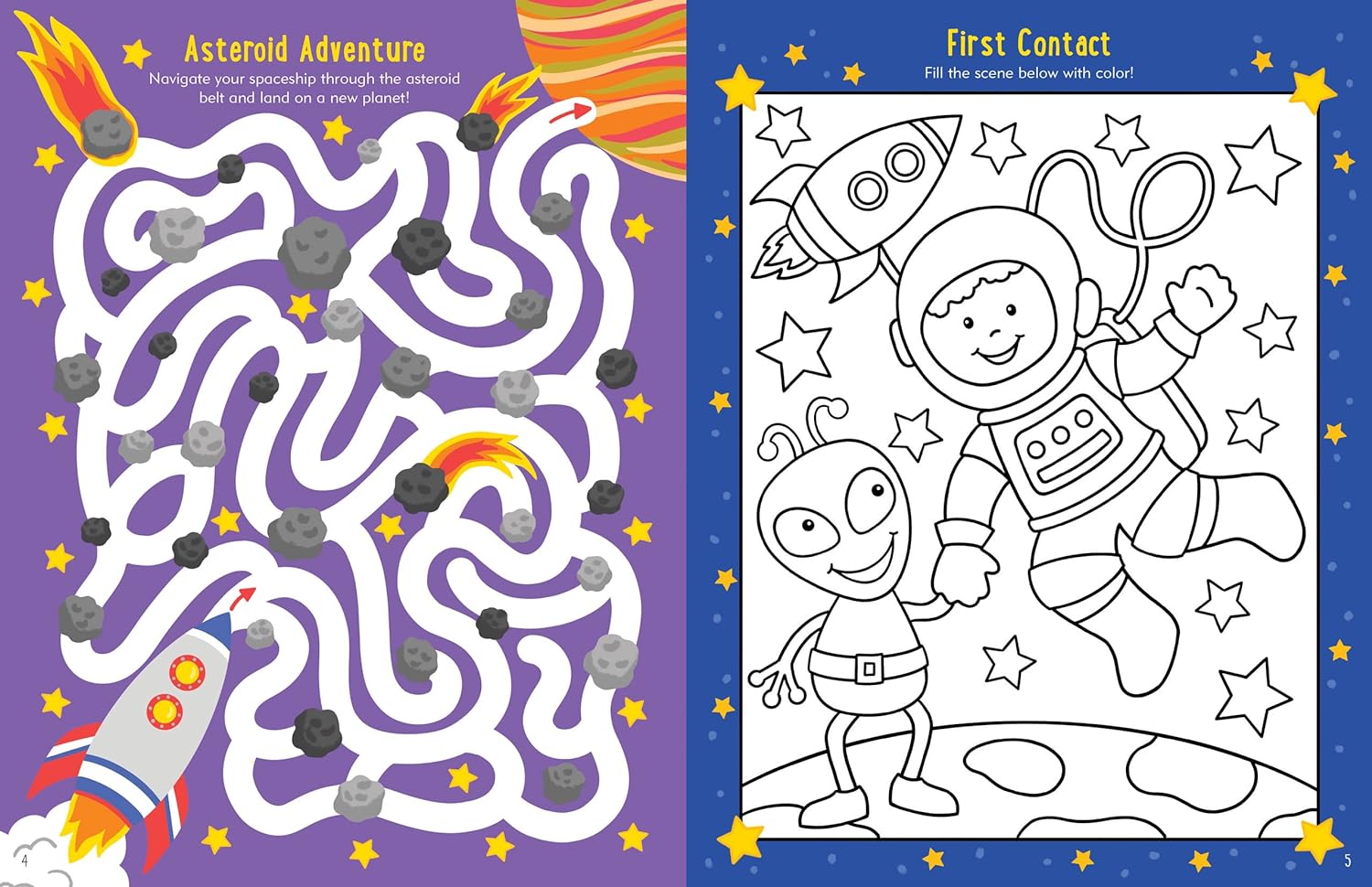 Outer Space Activity Book - Anilas UK