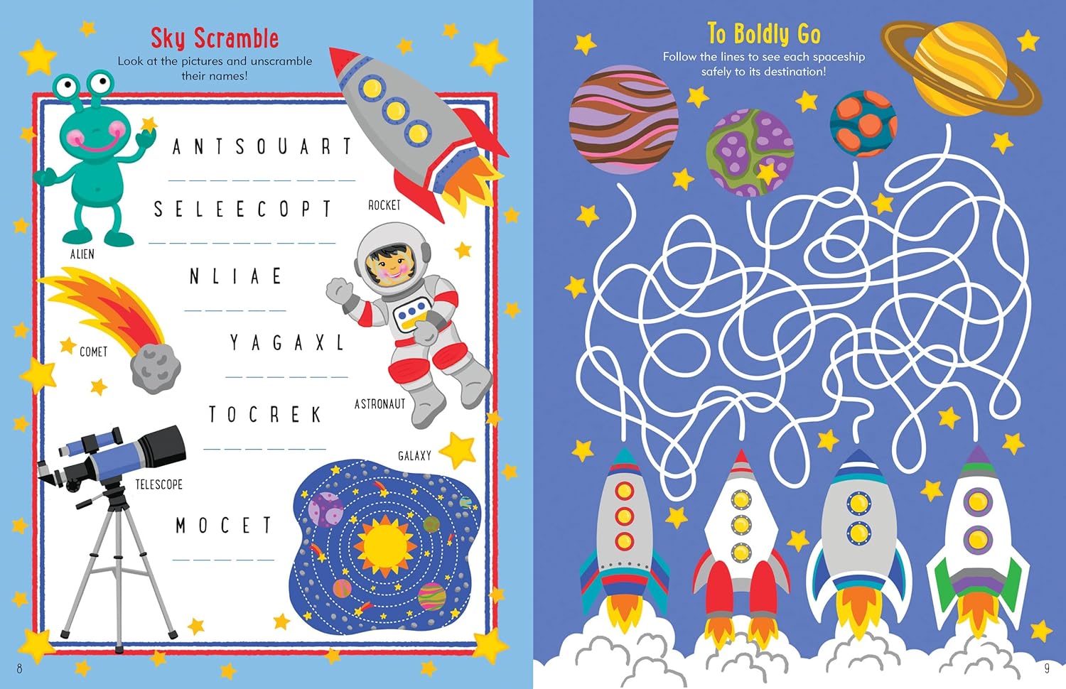 Outer Space Activity Book - Anilas UK