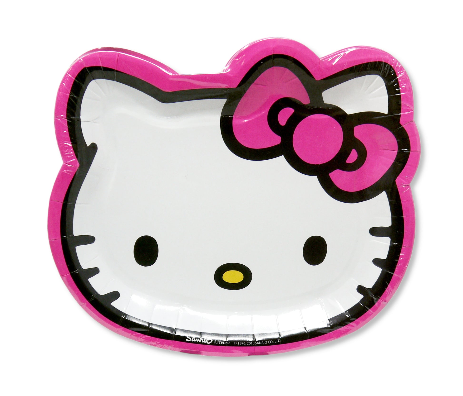 Hello Kitty Shaped Paper Plates - 23 x 18 cm (Pack of 8) - Anilas UK