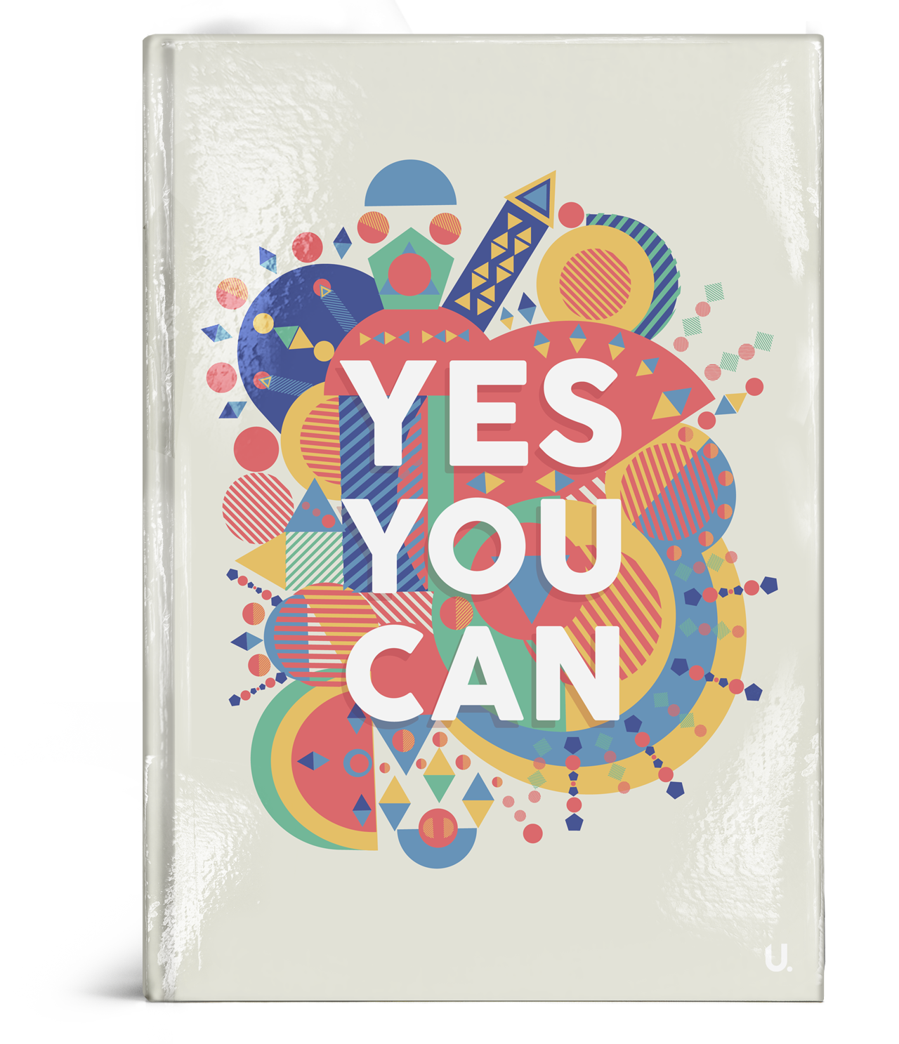 Inspirational Quote "Yes You Can" A5 Notebook - Anilas UK