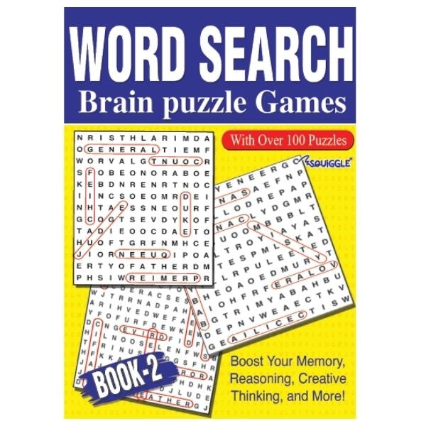 Wordsearch Brain Puzzle Games Book 1 - Anilas UK