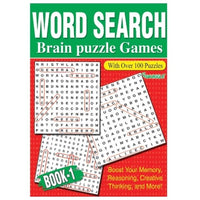 
              Wordsearch Brain Puzzle Games Book 1
            