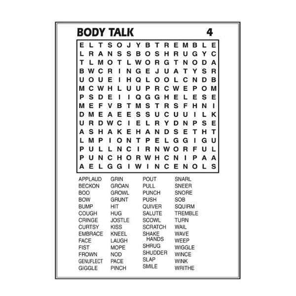 Wordsearch Brain Puzzle Games Book 1 - Anilas UK