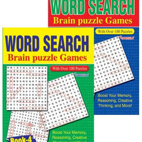 Wordsearch Brain Puzzle Games Book 2