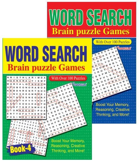 Wordsearch Brain Puzzle Games Book 2