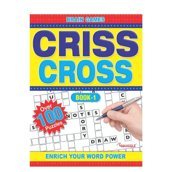 Criss Cross Puzzles Book - Anilas UK