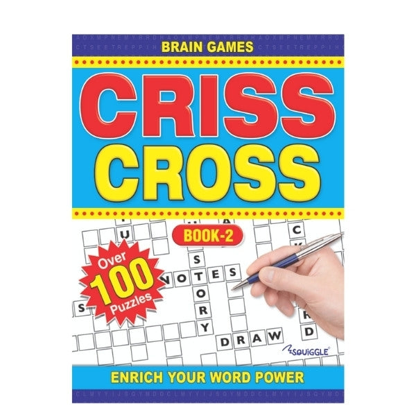 Criss Cross Puzzles Book - Anilas UK